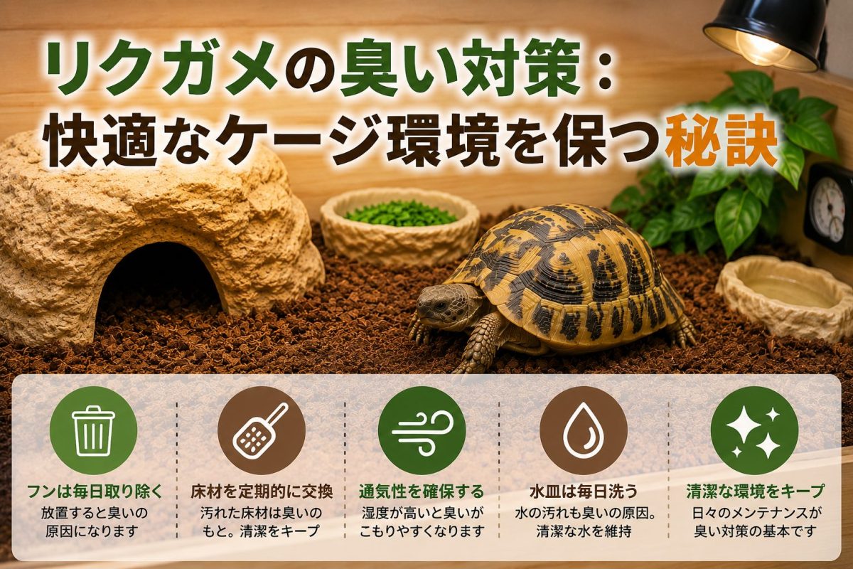 カメが臭い原因とは？亀専門店が教える効果的な臭い対策